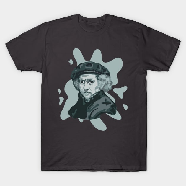 Rembrandt Portrait T-Shirt by Slightly Unhinged